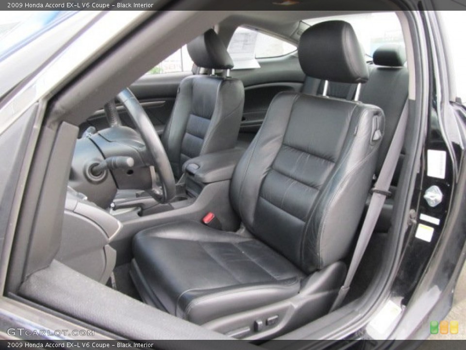 Black Interior Photo for the 2009 Honda Accord EX-L V6 Coupe #55452884