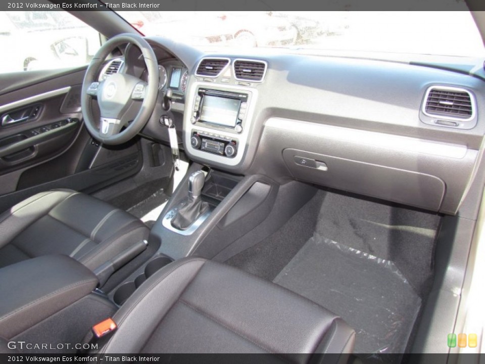 Titan Black Interior Dashboard for the 2012 Volkswagen Eos Komfort #55453010