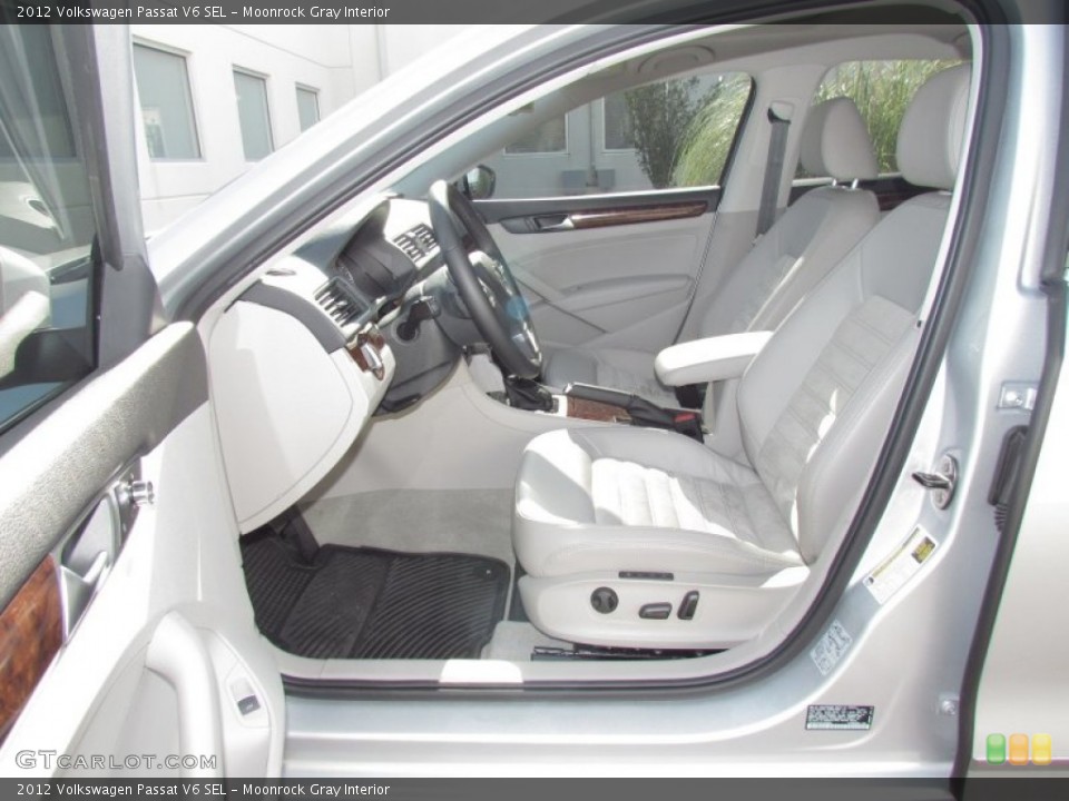 Moonrock Gray Interior Photo for the 2012 Volkswagen Passat V6 SEL #55453598