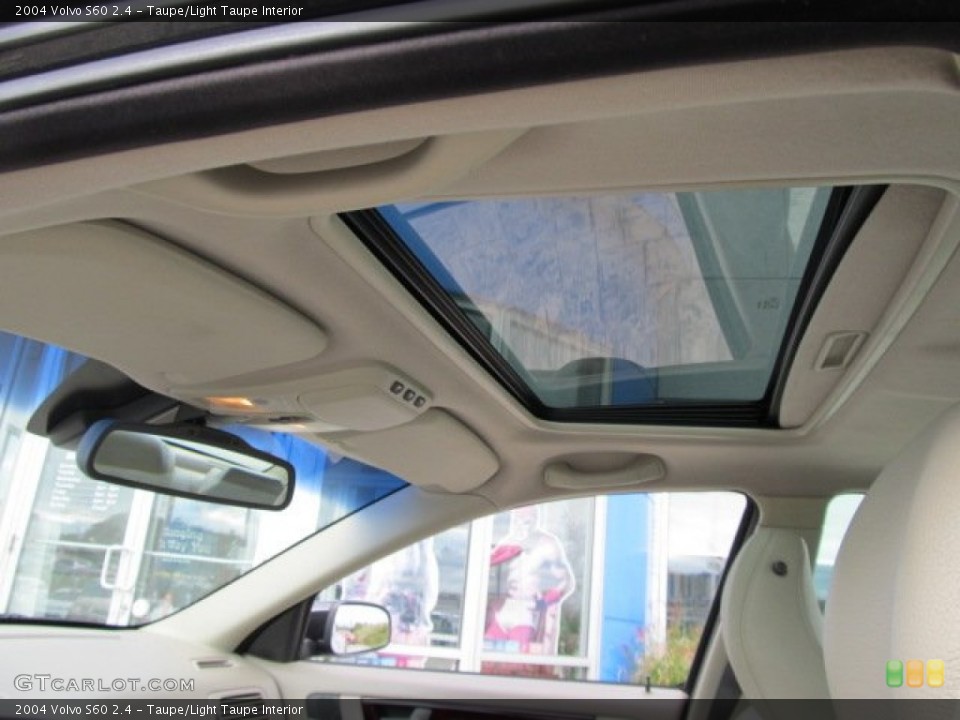 Taupe/Light Taupe Interior Sunroof for the 2004 Volvo S60 2.4 #55453931