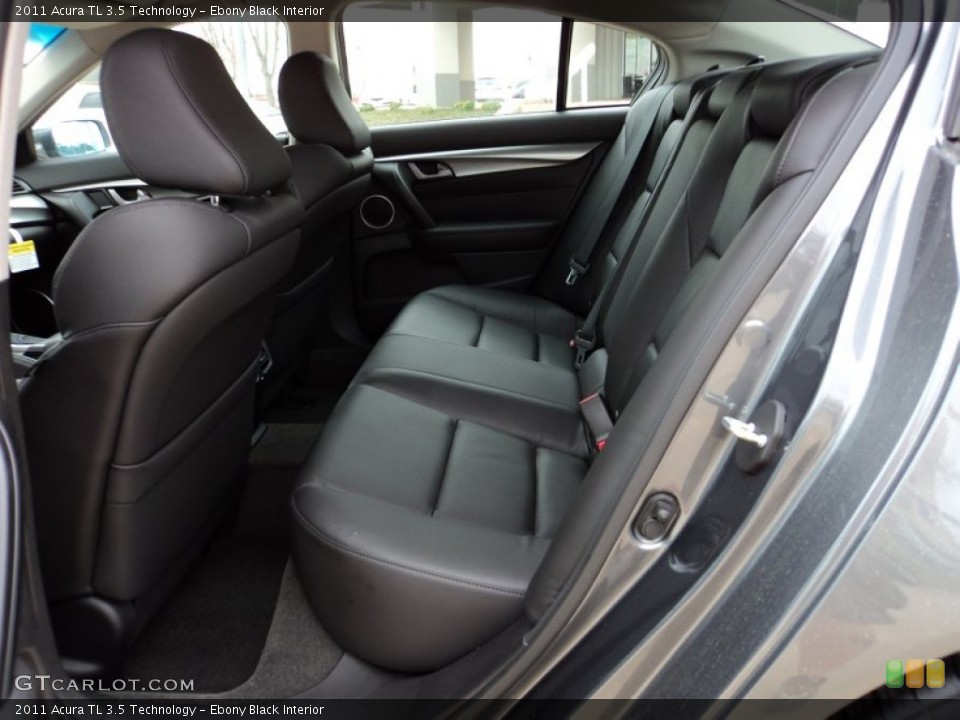 Ebony Black Interior Photo for the 2011 Acura TL 3.5 Technology #55454111