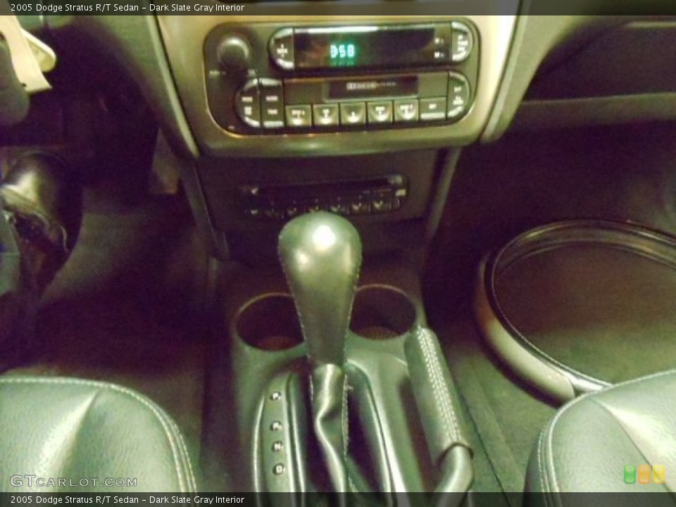 Dark Slate Gray Interior Controls for the 2005 Dodge Stratus R/T Sedan #55455155