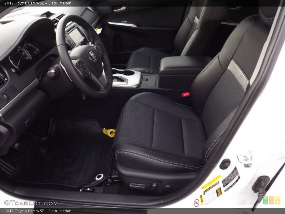 Black Interior Photo for the 2012 Toyota Camry SE #55455846