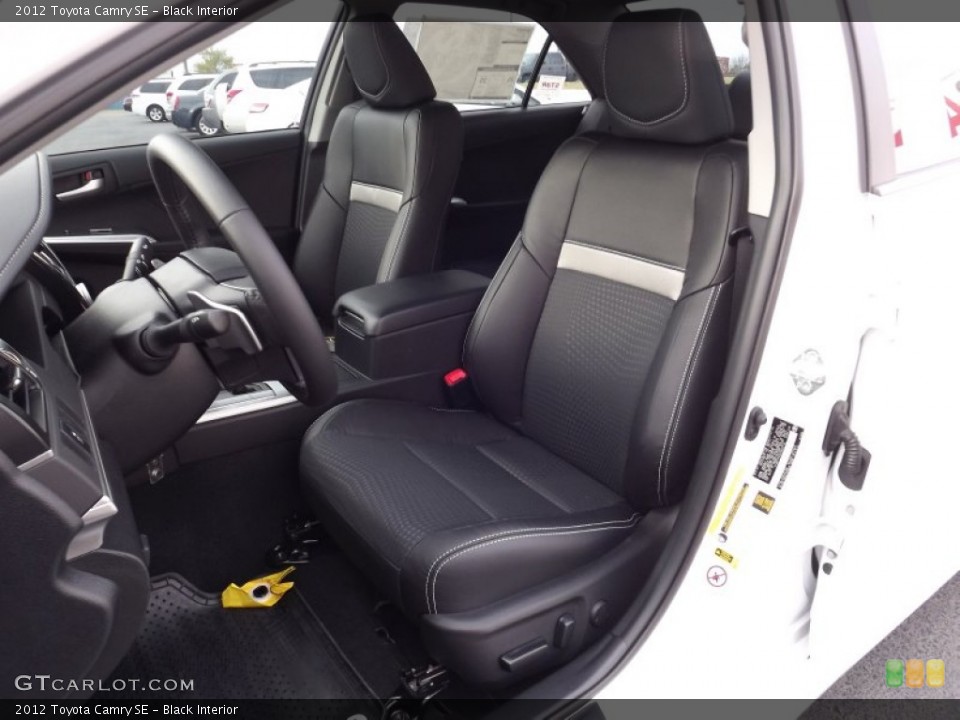 Black Interior Photo for the 2012 Toyota Camry SE #55455864