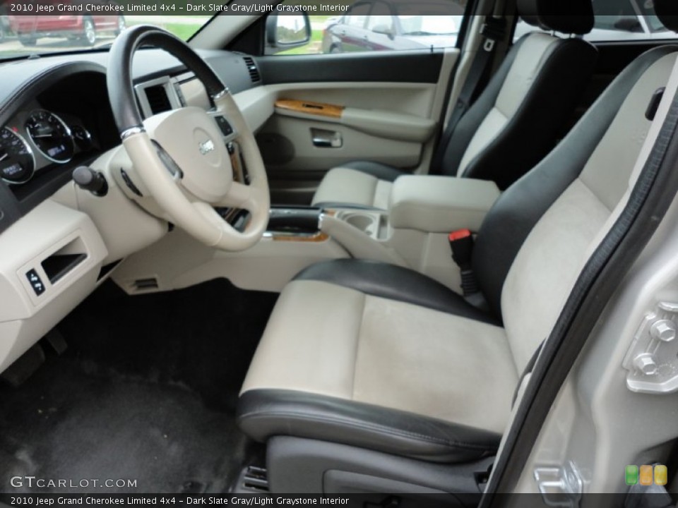 Dark Slate Gray/Light Graystone Interior Photo for the 2010 Jeep Grand Cherokee Limited 4x4 #55455917