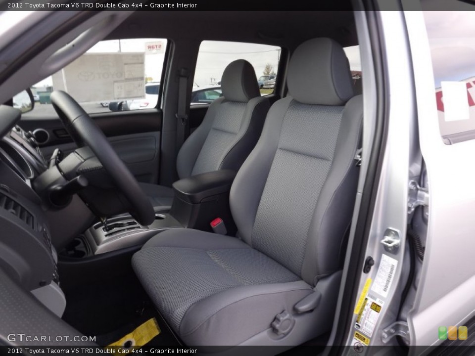 Graphite Interior Photo for the 2012 Toyota Tacoma V6 TRD Double Cab 4x4 #55456197