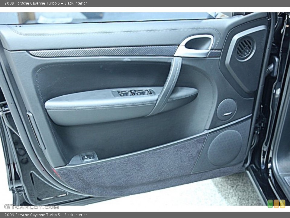 Black Interior Door Panel for the 2009 Porsche Cayenne Turbo S #55456915