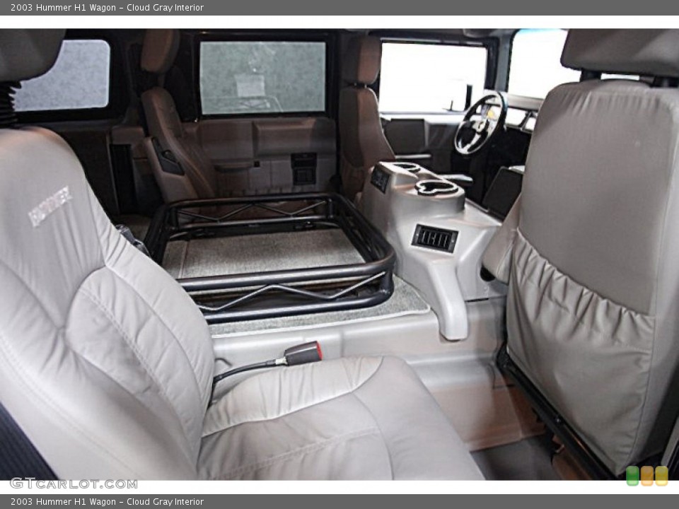 Cloud Gray Interior Photo for the 2003 Hummer H1 Wagon #55457207