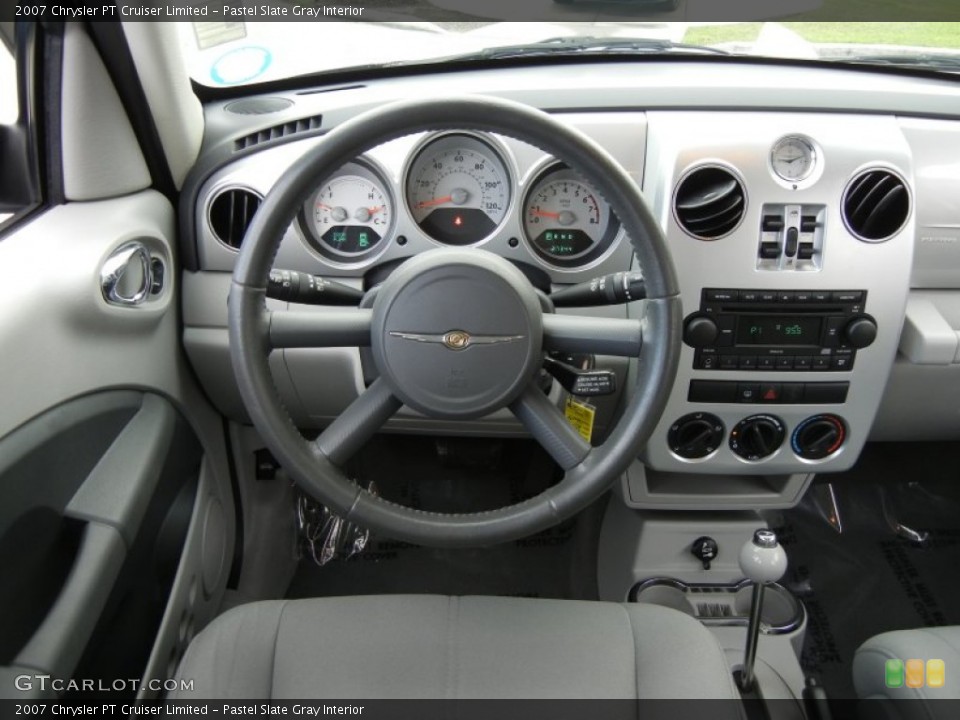 Pastel Slate Gray Interior Steering Wheel for the 2007 Chrysler PT Cruiser Limited #55457801