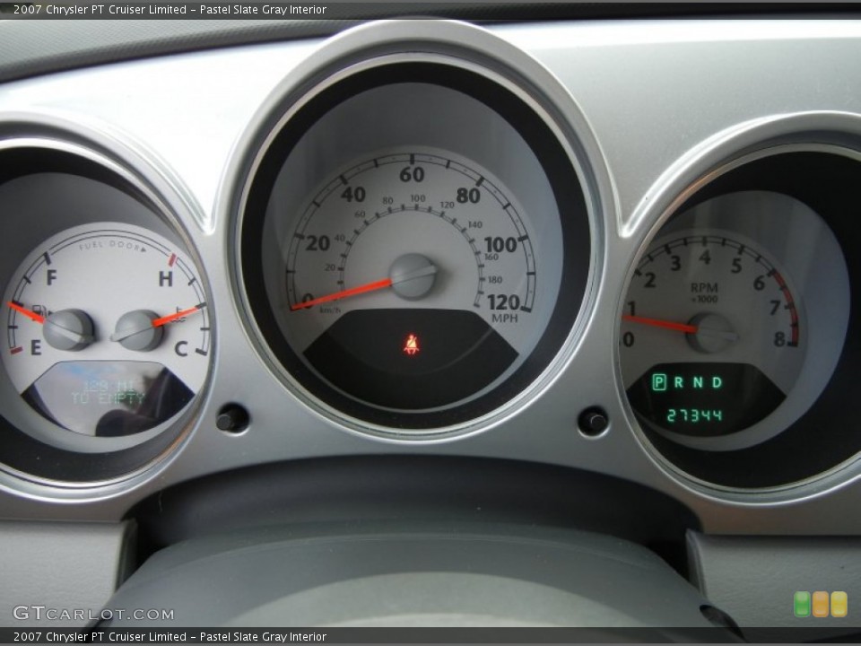 Pastel Slate Gray Interior Gauges for the 2007 Chrysler PT Cruiser Limited #55457807