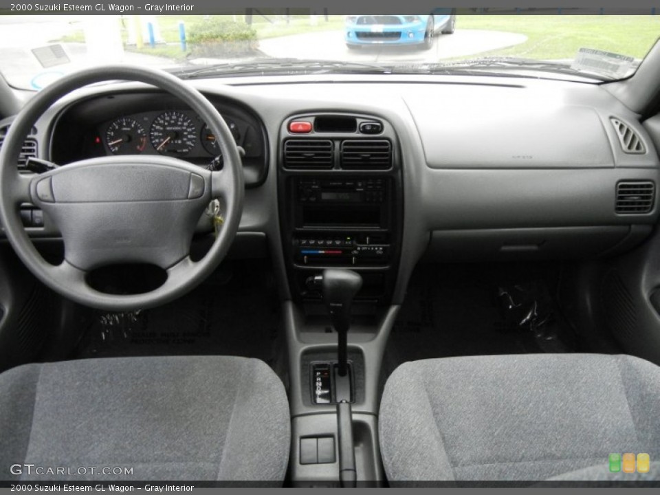 Gray Interior Dashboard for the 2000 Suzuki Esteem GL Wagon #55458746