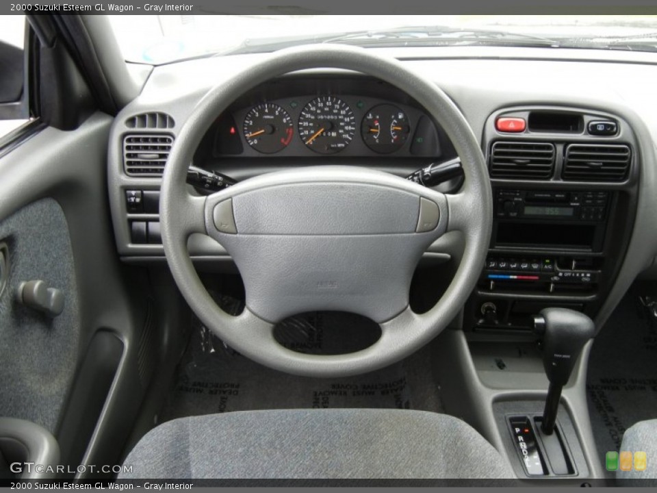 Gray Interior Steering Wheel for the 2000 Suzuki Esteem GL Wagon #55458755