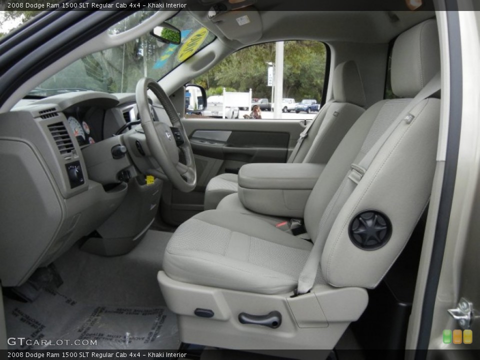 Khaki Interior Photo for the 2008 Dodge Ram 1500 SLT Regular Cab 4x4 #55459481