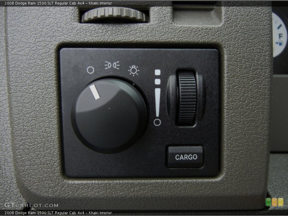 Khaki Interior Controls for the 2008 Dodge Ram 1500 SLT Regular Cab 4x4 #55459571