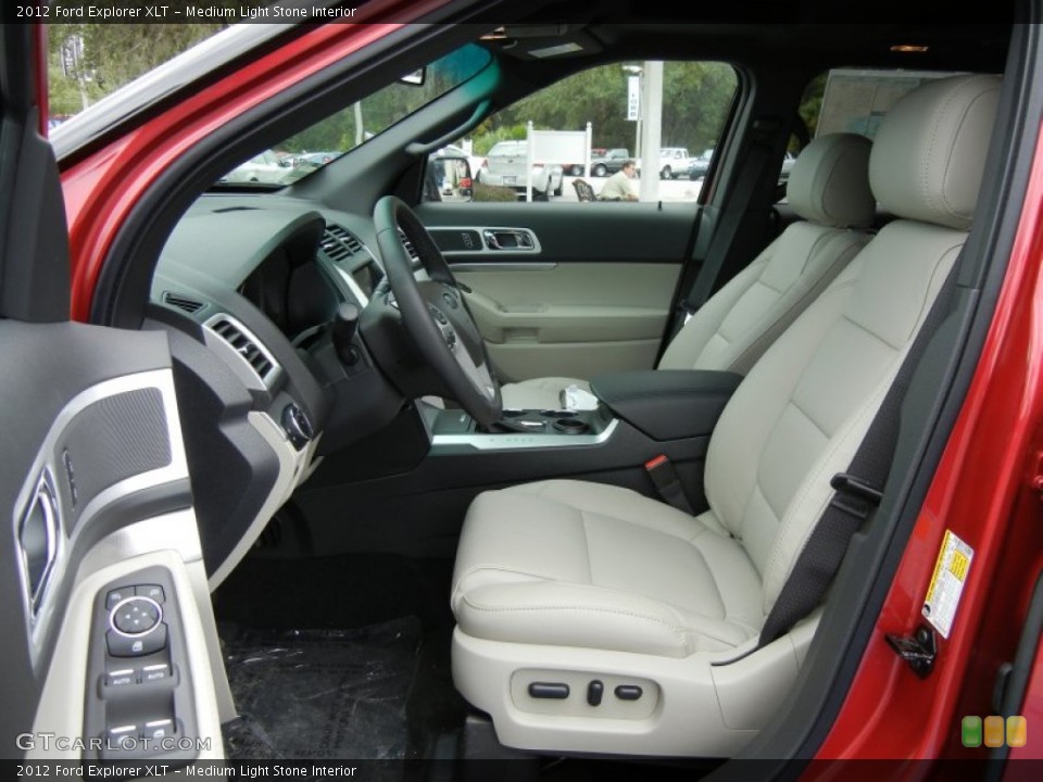 Medium Light Stone Interior Photo for the 2012 Ford Explorer XLT #55460198