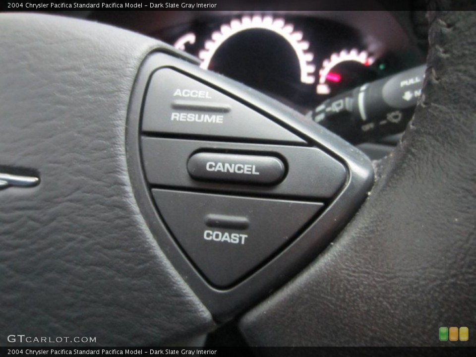 Dark Slate Gray Interior Controls for the 2004 Chrysler Pacifica  #55460408