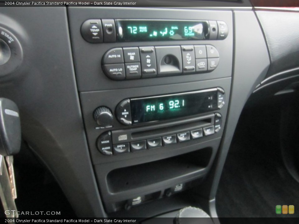 Dark Slate Gray Interior Controls for the 2004 Chrysler Pacifica  #55460415
