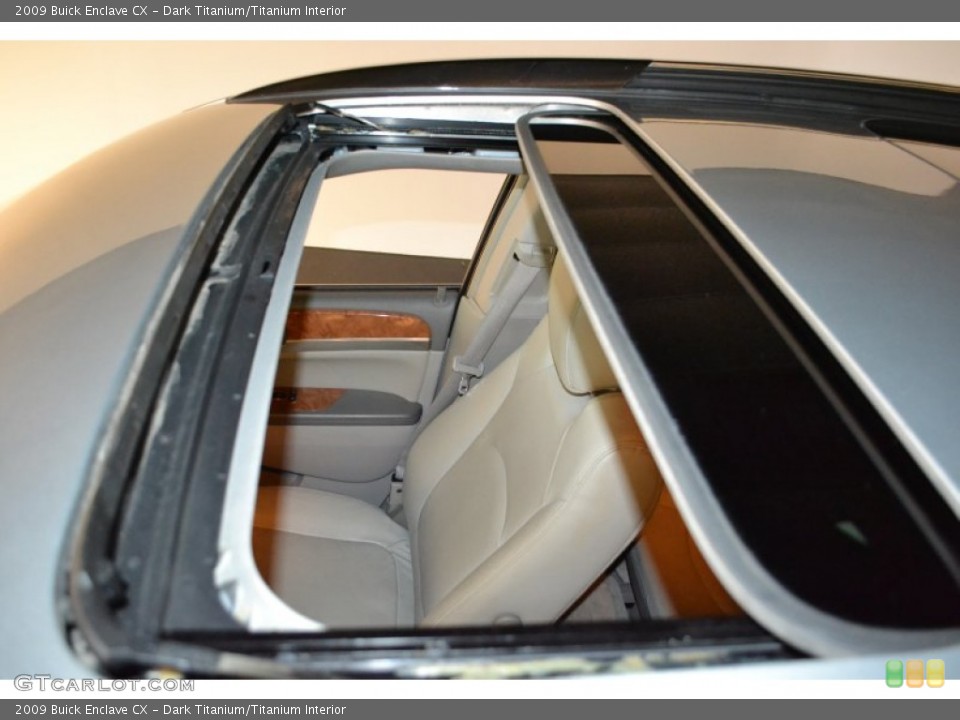 Dark Titanium/Titanium Interior Sunroof for the 2009 Buick Enclave CX #55460588