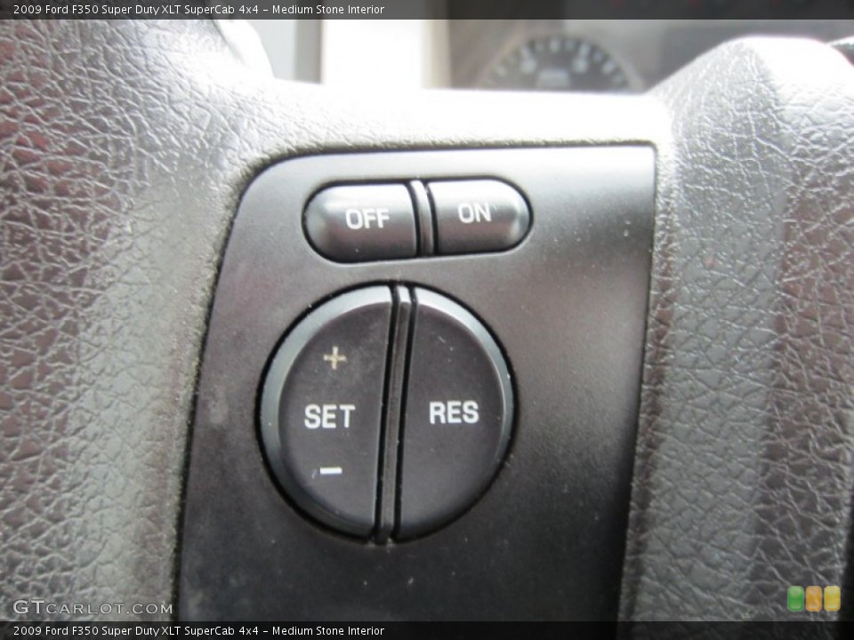 Medium Stone Interior Controls for the 2009 Ford F350 Super Duty XLT SuperCab 4x4 #55460677