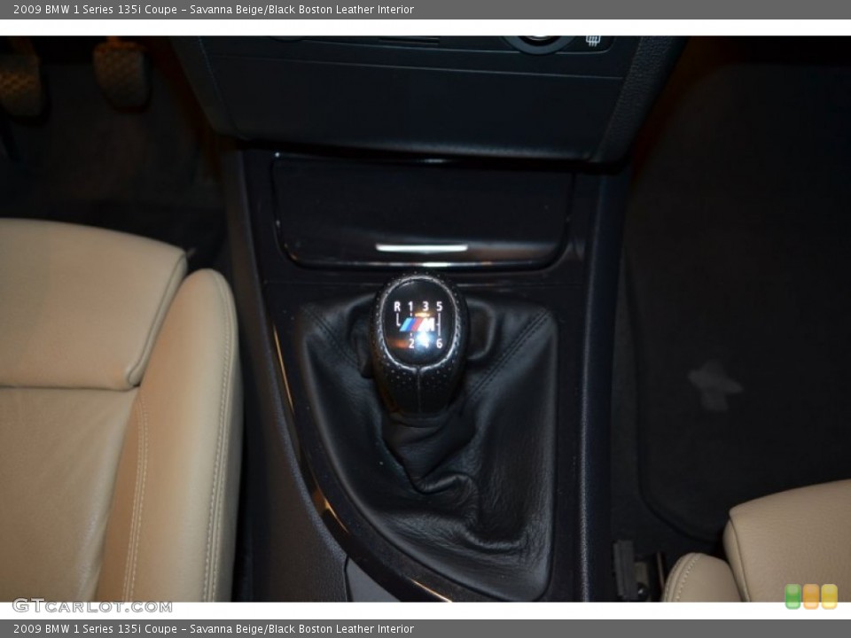 Savanna Beige/Black Boston Leather Interior Transmission for the 2009 BMW 1 Series 135i Coupe #55460993