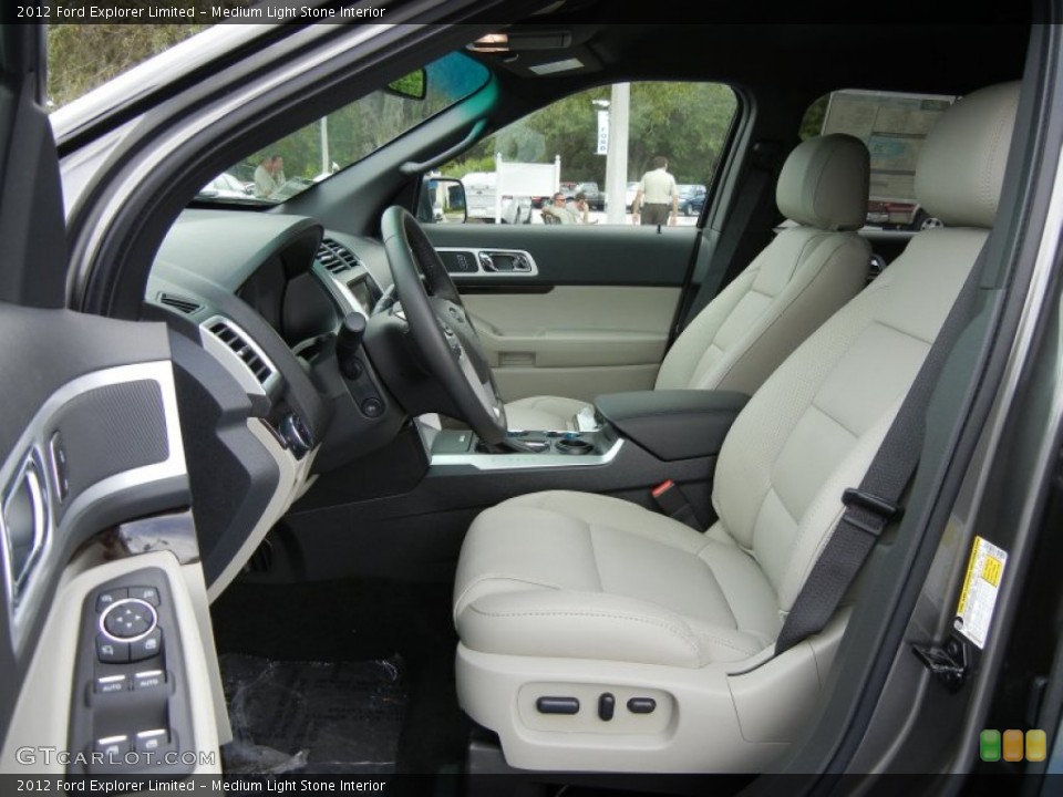Medium Light Stone Interior Photo for the 2012 Ford Explorer Limited #55460996