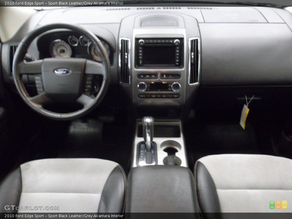 Sport Black Leather/Grey Alcantara Interior Dashboard for the 2010 Ford Edge Sport #55462028