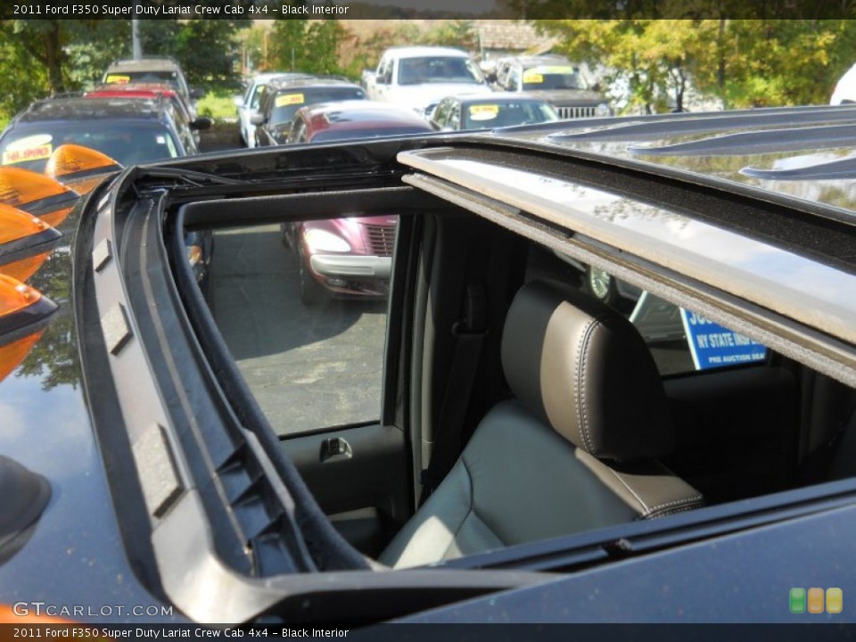 Black Interior Sunroof for the 2011 Ford F350 Super Duty Lariat Crew Cab 4x4 #55462163