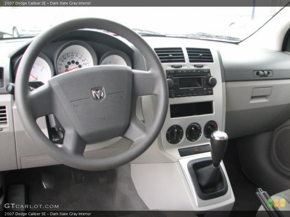 Dark Slate Gray Interior Dashboard for the 2007 Dodge Caliber SE #55462355