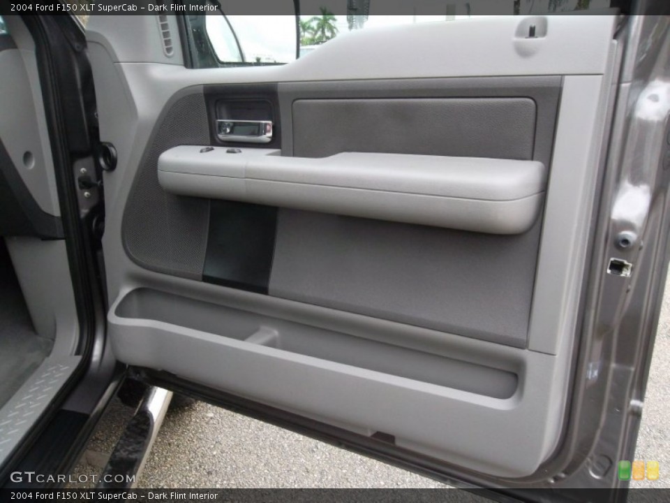 Dark Flint Interior Door Panel for the 2004 Ford F150 XLT SuperCab #55462607