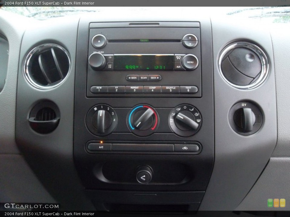 Dark Flint Interior Controls for the 2004 Ford F150 XLT SuperCab #55462676