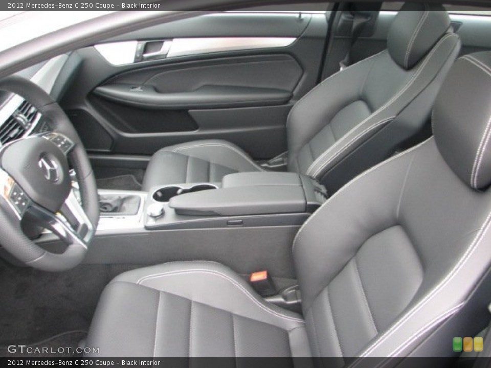 Black Interior Photo for the 2012 Mercedes-Benz C 250 Coupe #55462775