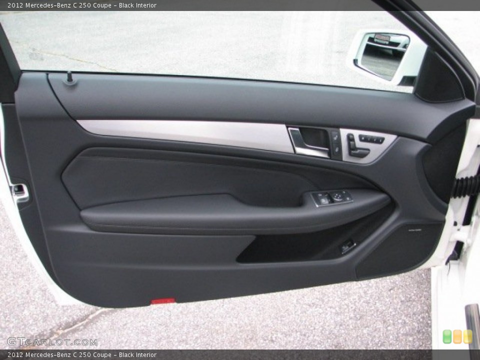 Black Interior Door Panel for the 2012 Mercedes-Benz C 250 Coupe #55462781