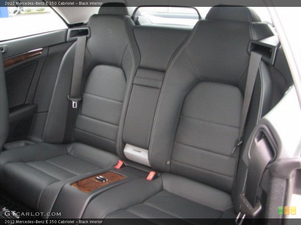 Black Interior Photo for the 2012 Mercedes-Benz E 350 Cabriolet #55462871