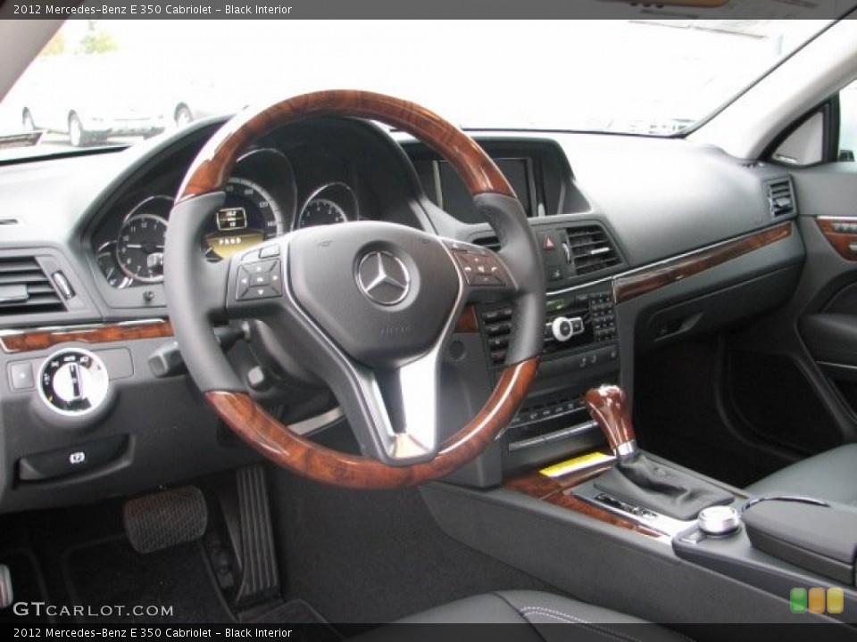 Black Interior Prime Interior for the 2012 Mercedes-Benz E 350 Cabriolet #55462878