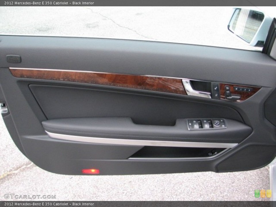 Black Interior Door Panel for the 2012 Mercedes-Benz E 350 Cabriolet #55462895