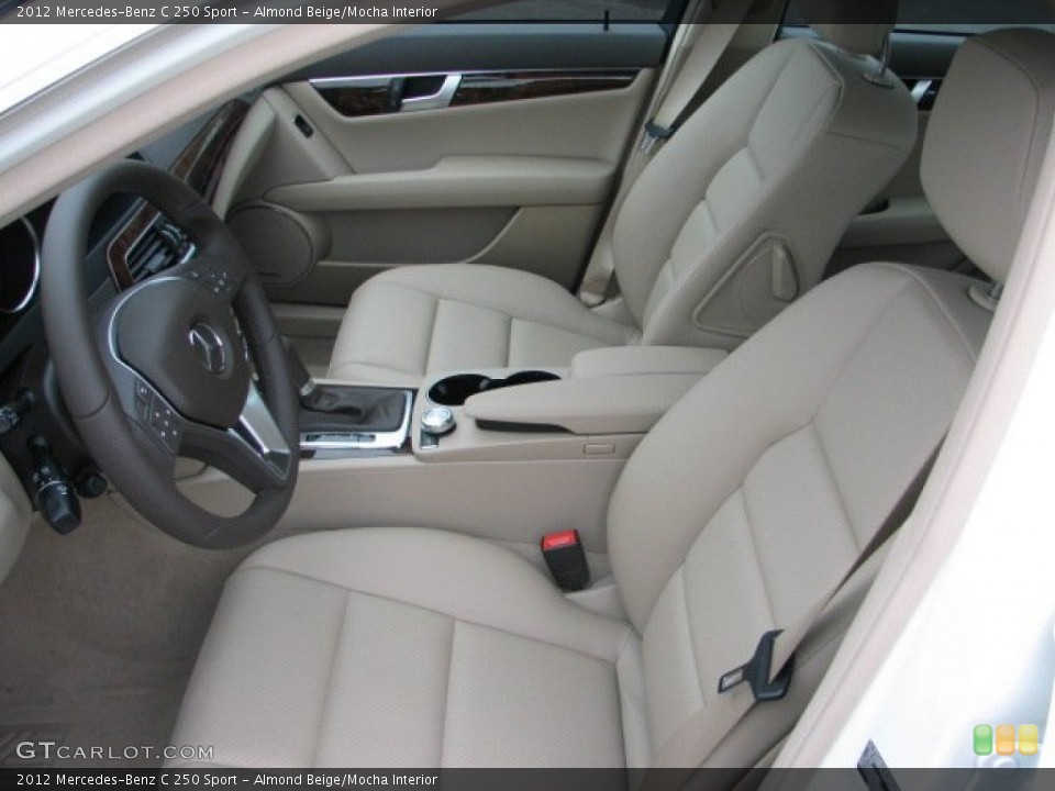 Almond Beige/Mocha Interior Photo for the 2012 Mercedes-Benz C 250 Sport #55462991