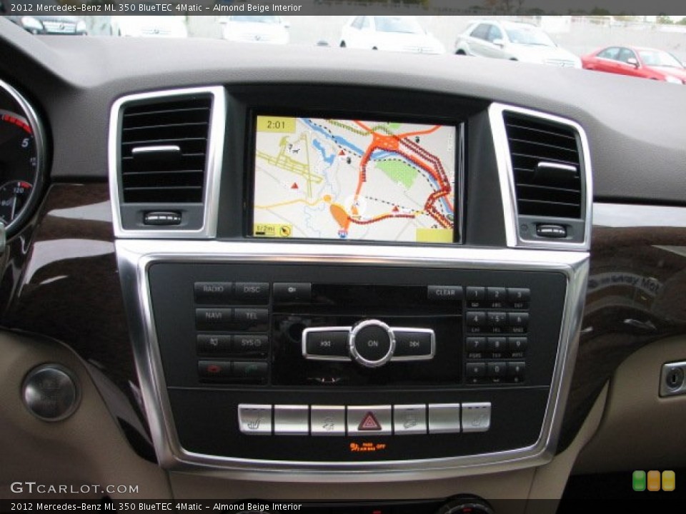 Almond Beige Interior Navigation for the 2012 Mercedes-Benz ML 350 BlueTEC 4Matic #55463120