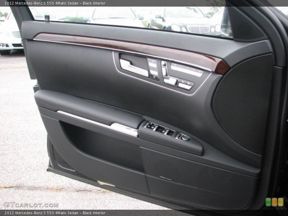 Black Interior Door Panel for the 2012 Mercedes-Benz S 550 4Matic Sedan #55463207