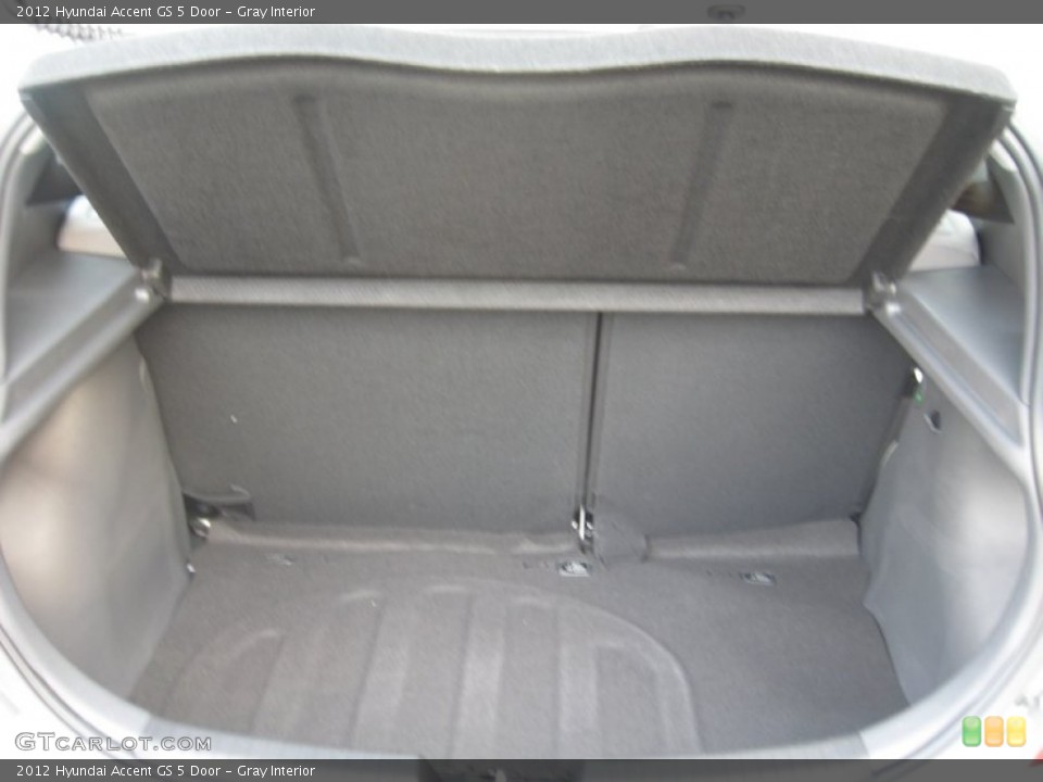 Gray Interior Trunk for the 2012 Hyundai Accent GS 5 Door #55463822