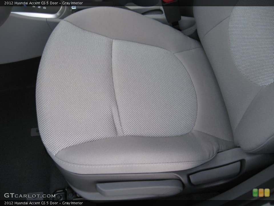 Gray Interior Photo for the 2012 Hyundai Accent GS 5 Door #55463849