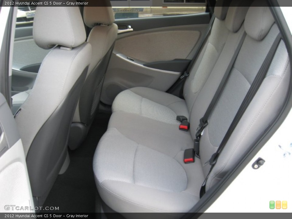 Gray Interior Photo for the 2012 Hyundai Accent GS 5 Door #55463865