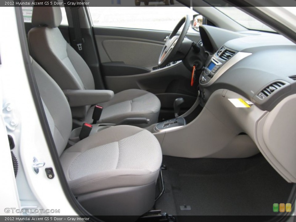 Gray Interior Photo for the 2012 Hyundai Accent GS 5 Door #55463891