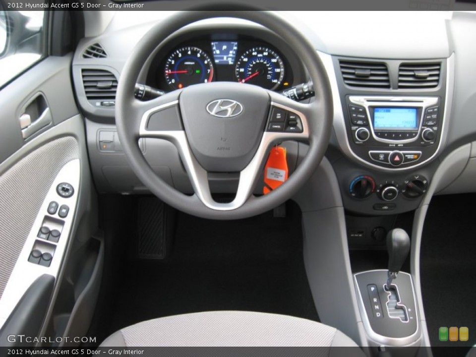Gray Interior Dashboard for the 2012 Hyundai Accent GS 5 Door #55463918