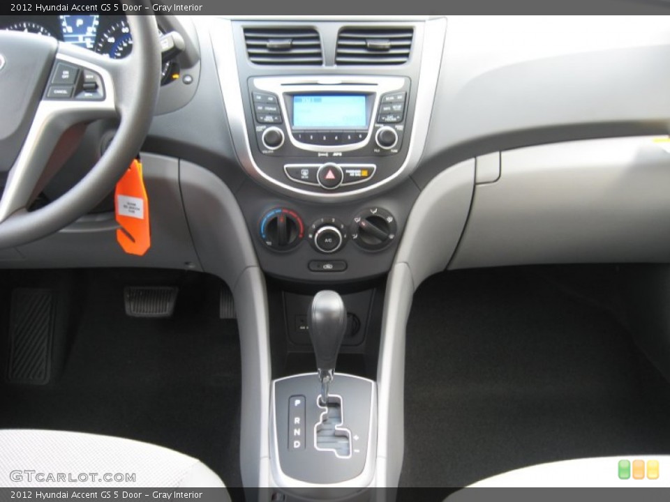 Gray Interior Dashboard for the 2012 Hyundai Accent GS 5 Door #55463927
