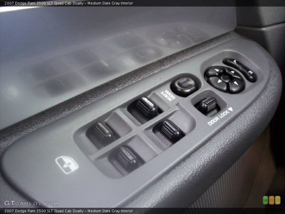 Medium Slate Gray Interior Controls for the 2007 Dodge Ram 3500 SLT Quad Cab Dually #55464239