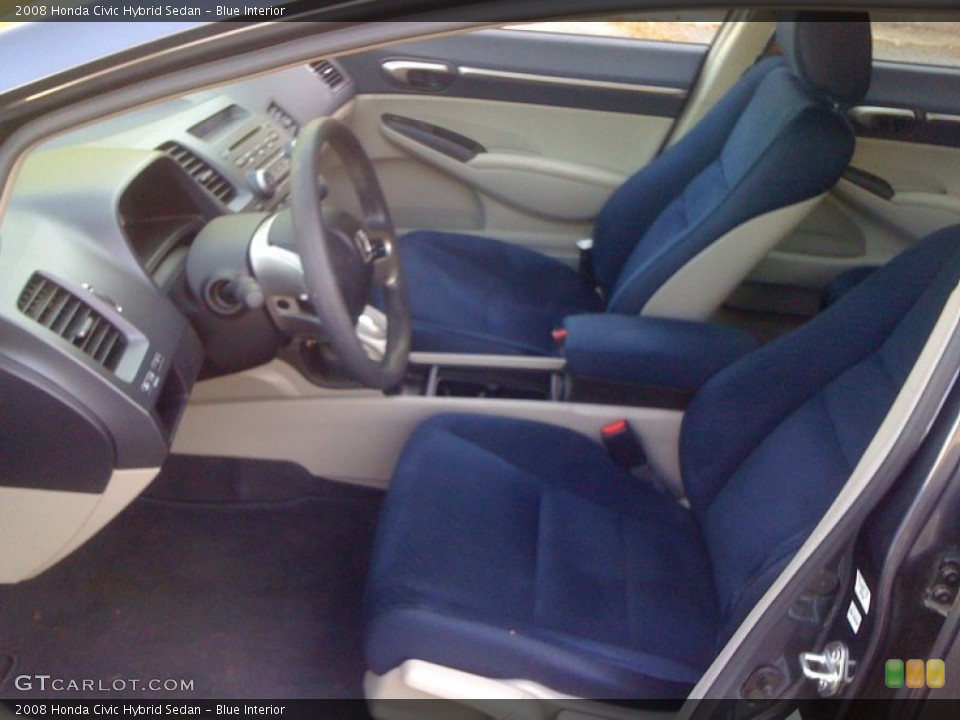 Blue Interior Photo for the 2008 Honda Civic Hybrid Sedan #55468089