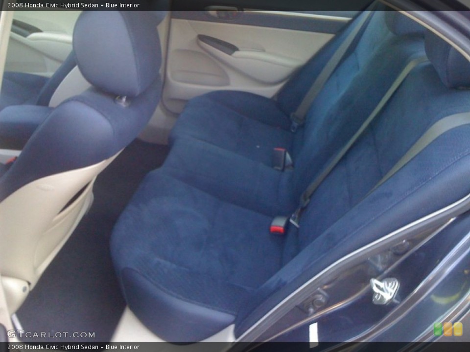 Blue Interior Photo for the 2008 Honda Civic Hybrid Sedan #55468097