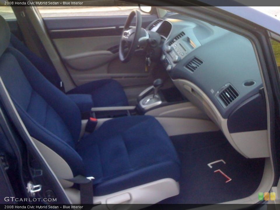 Blue Interior Photo for the 2008 Honda Civic Hybrid Sedan #55468124