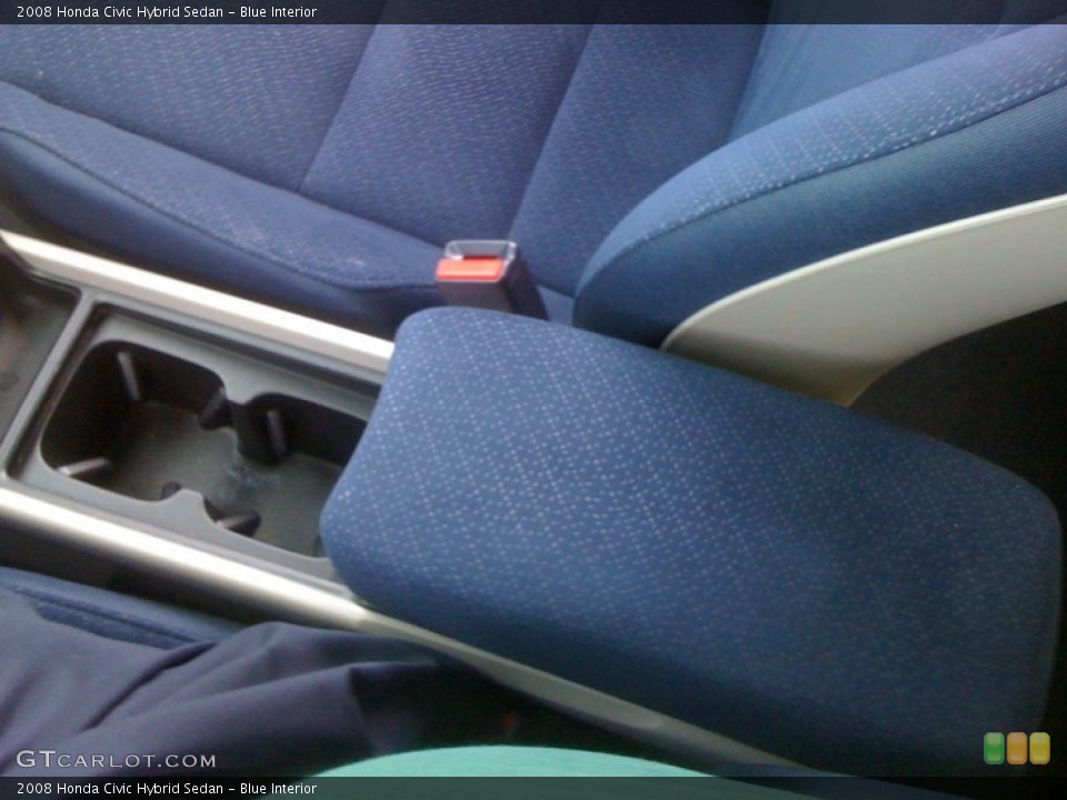 Blue Interior Photo for the 2008 Honda Civic Hybrid Sedan #55468184