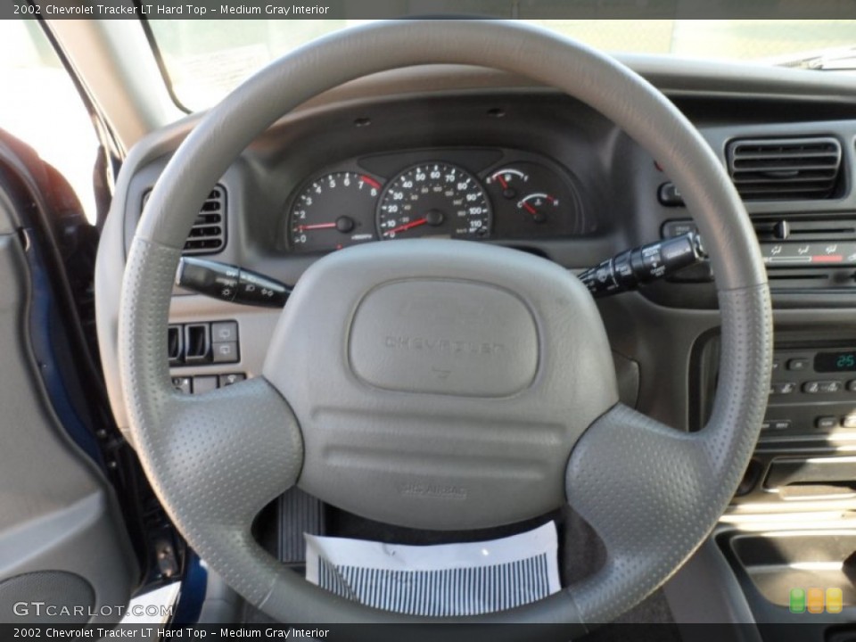Medium Gray Interior Steering Wheel for the 2002 Chevrolet Tracker LT Hard Top #55468796